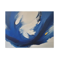 Blue Abstract Canvas Wall Art