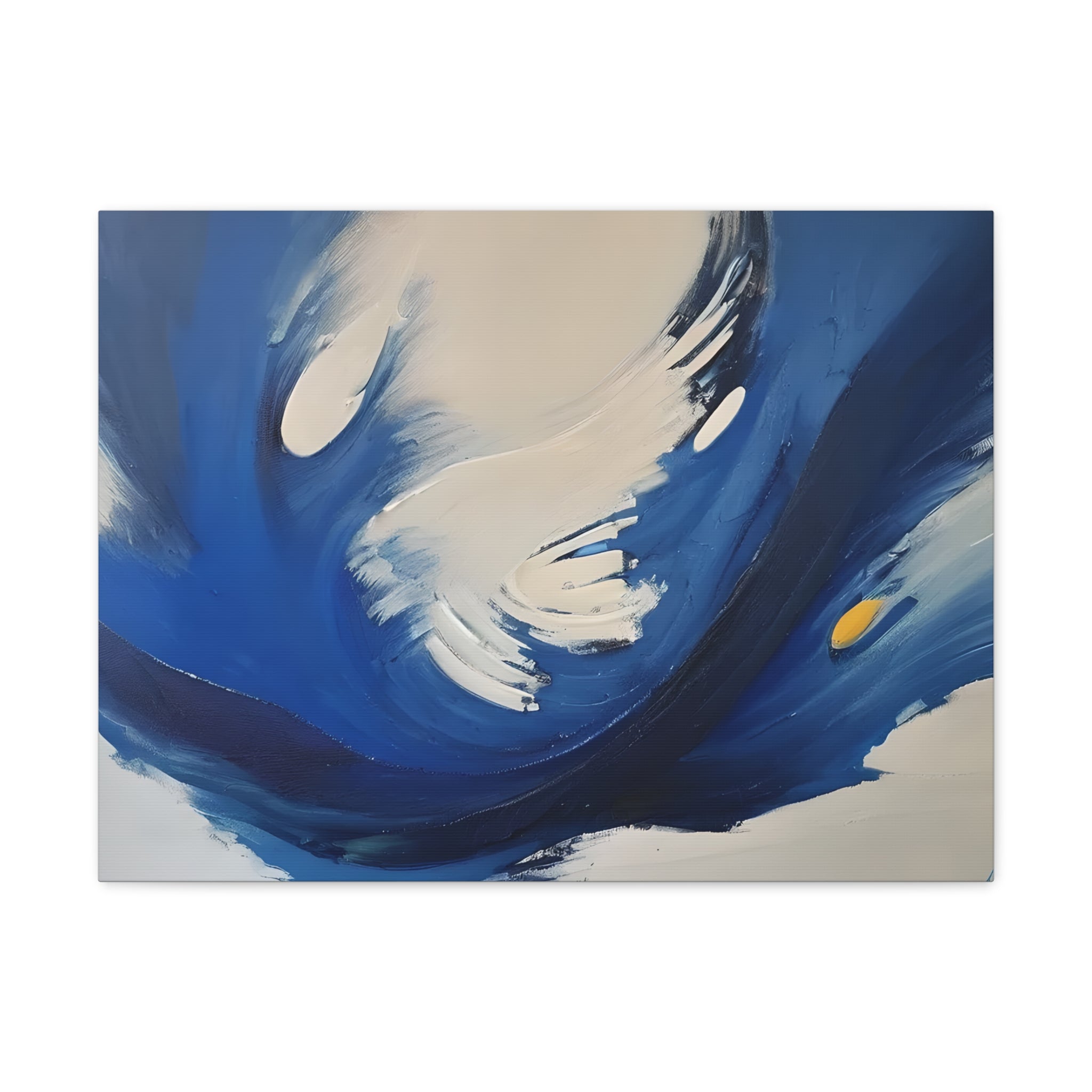 Blue Abstract Canvas Wall Art