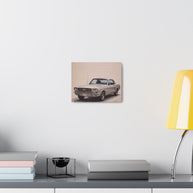 Vintage Canvas Wall Art 1964 Ford Mustang