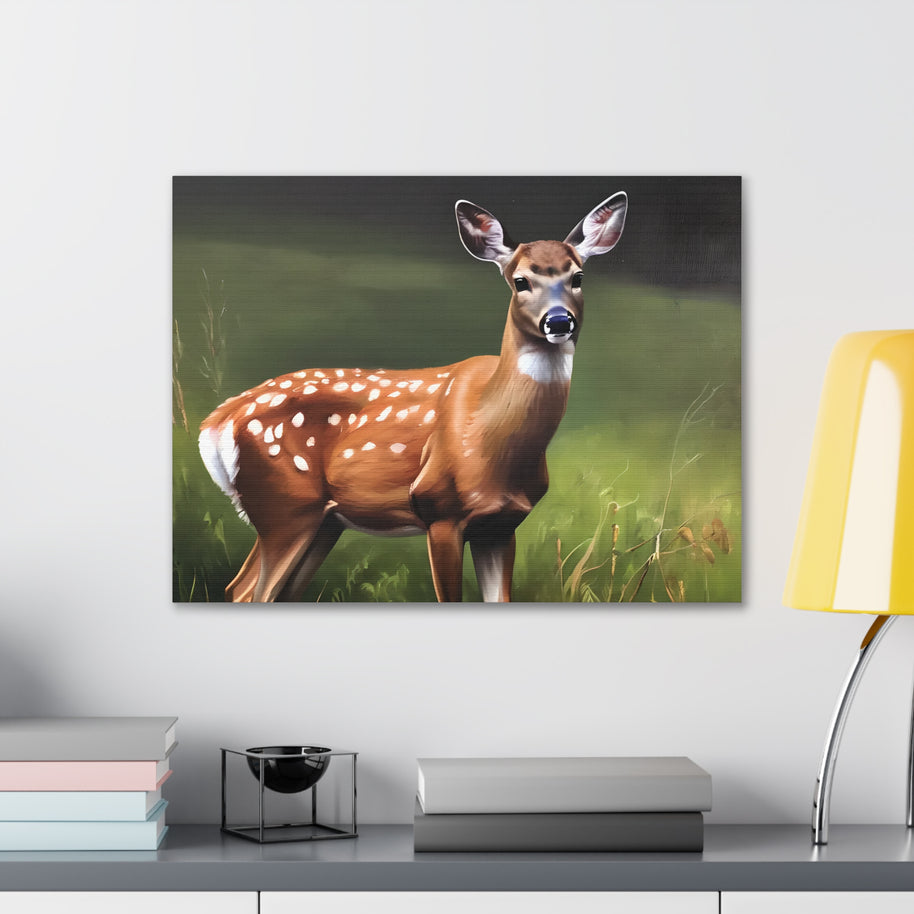 Deer Canvas Wall Art