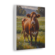 Canvas Cow Wall Art