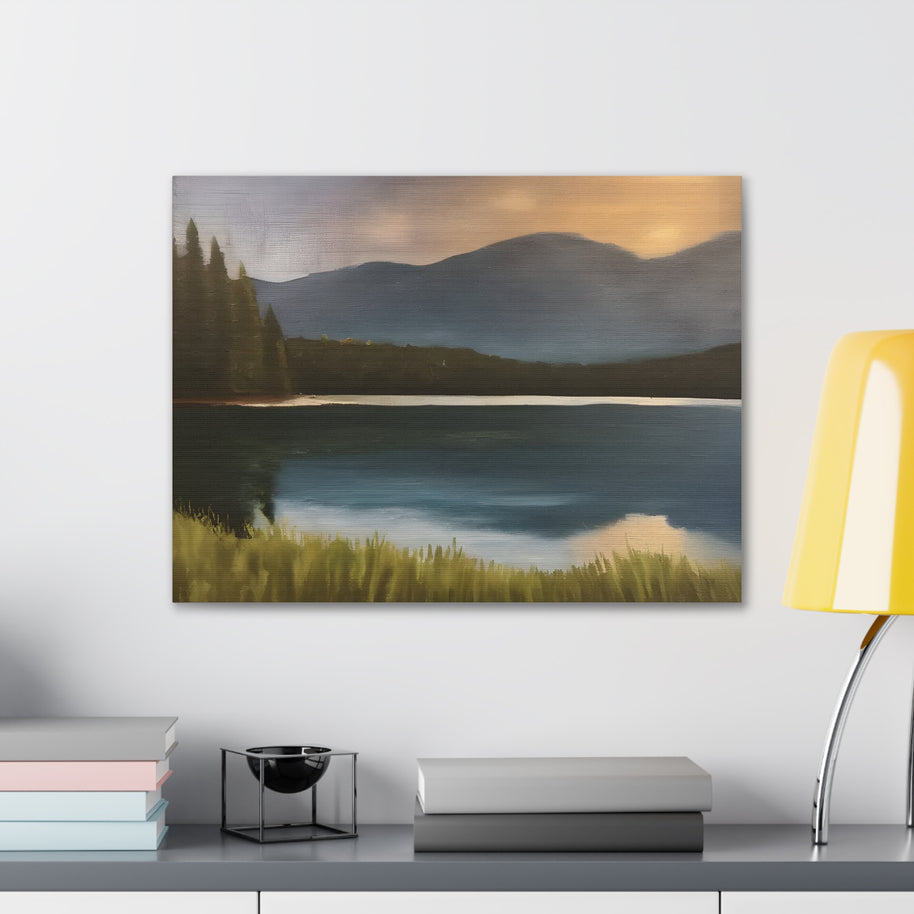 Canvas Wall Art Lake