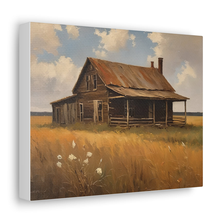 Rustic Farmhouse Canvas Wall Art