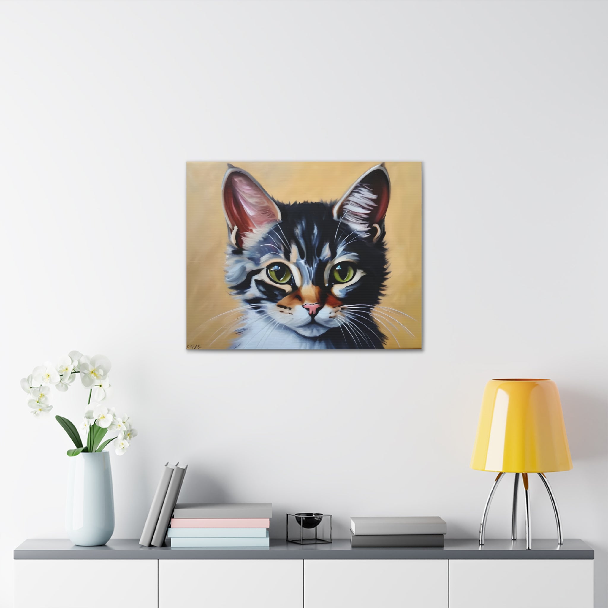 Cat Wall Art Canvas