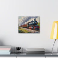 Steam Locomotive Canvas Wall Art