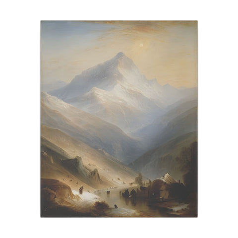 Mountains Canvas Wall Art Classical