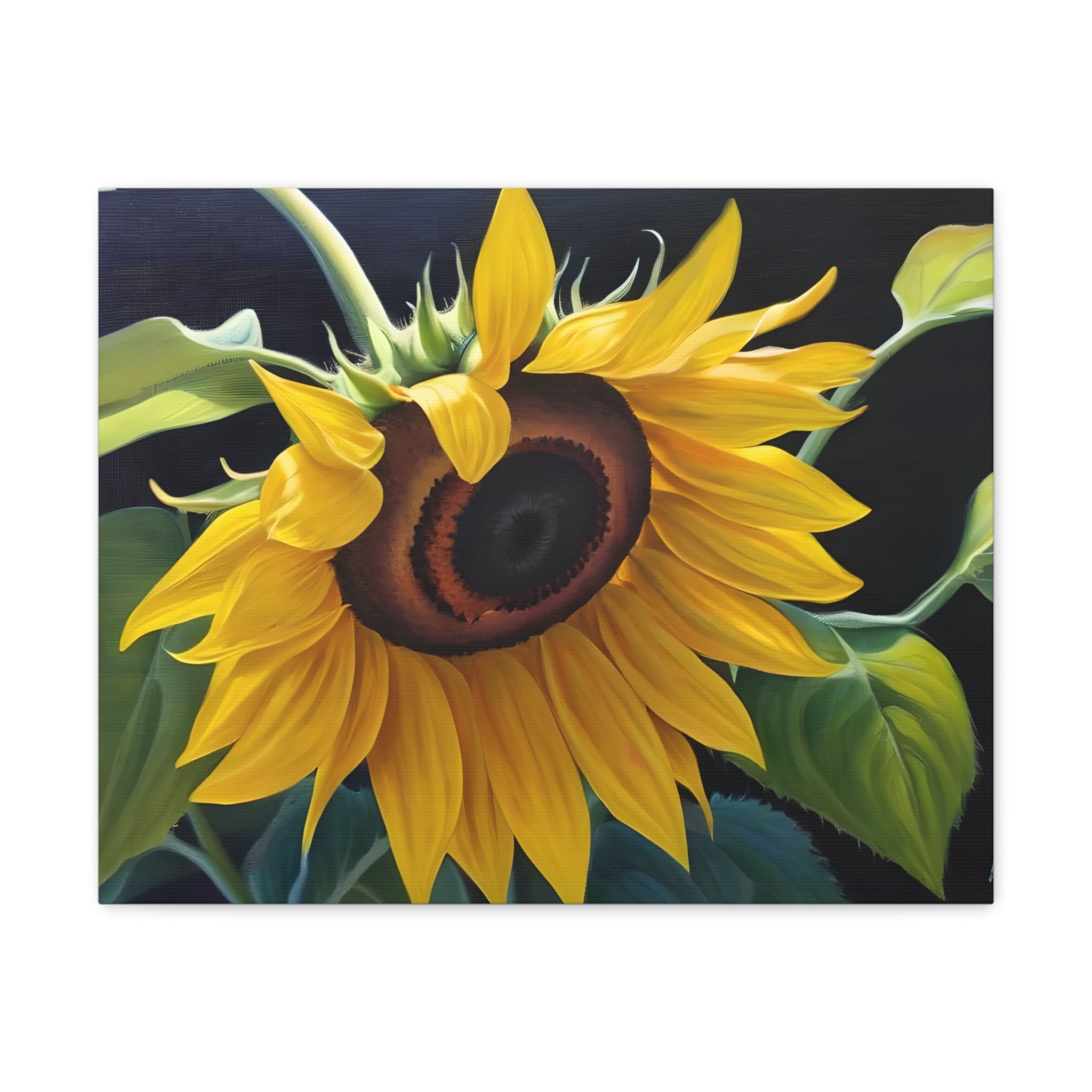 Canvas Sunflower Wall Art