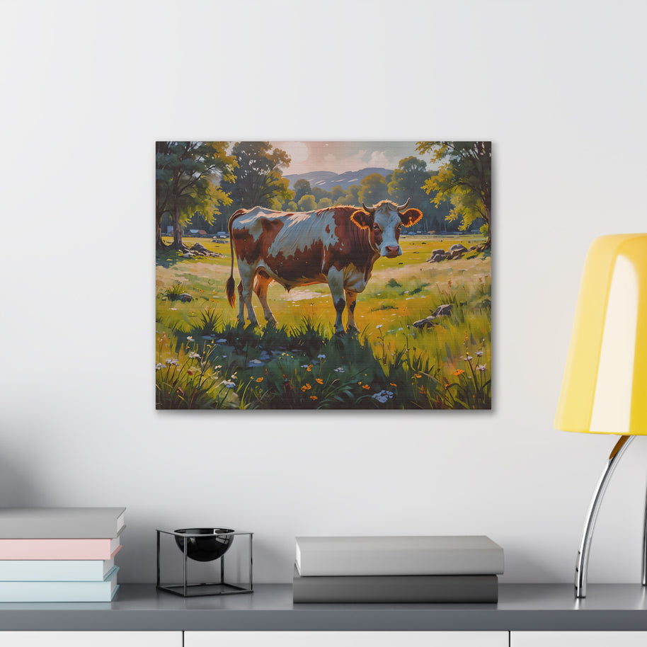 Cow Canvas Wall Art