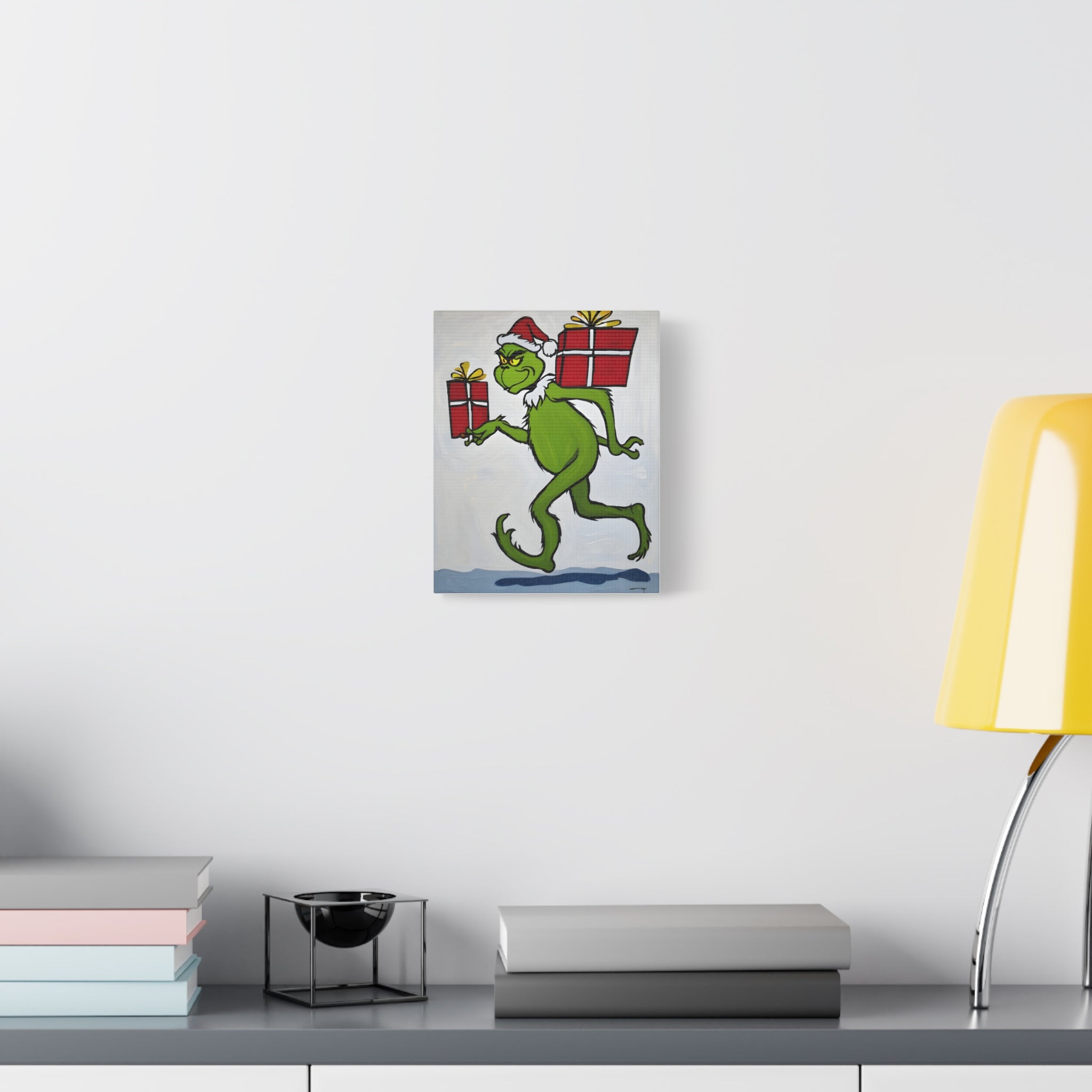 Christmas Canvas Wall Art Grinch