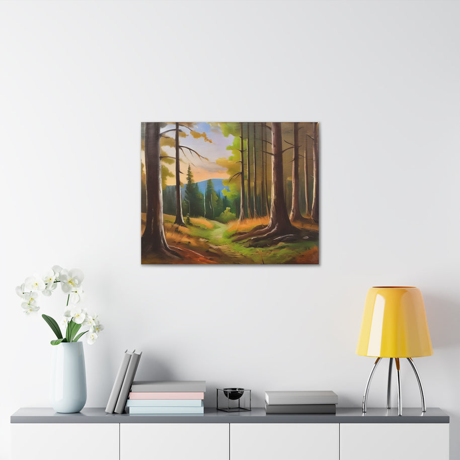 Canvas Wall Art with Trees