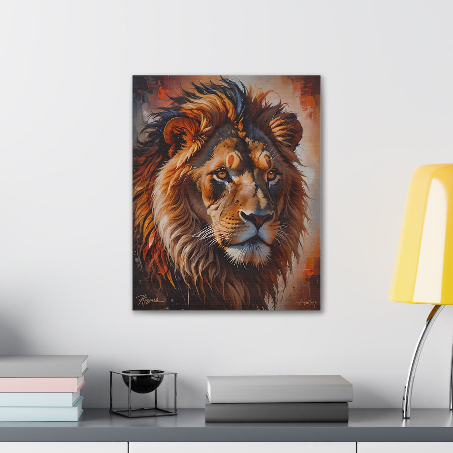 Lion Wall Art Canvas