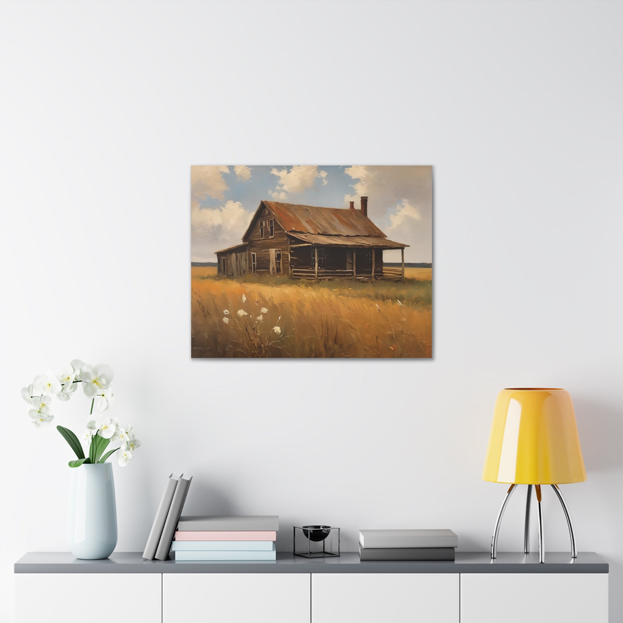 Rustic Farmhouse Canvas Wall Art