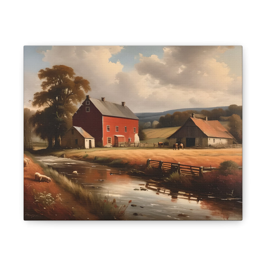 Farm Canvas Wall Art