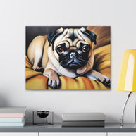 Pug Dog Pug Canvas Wall Art