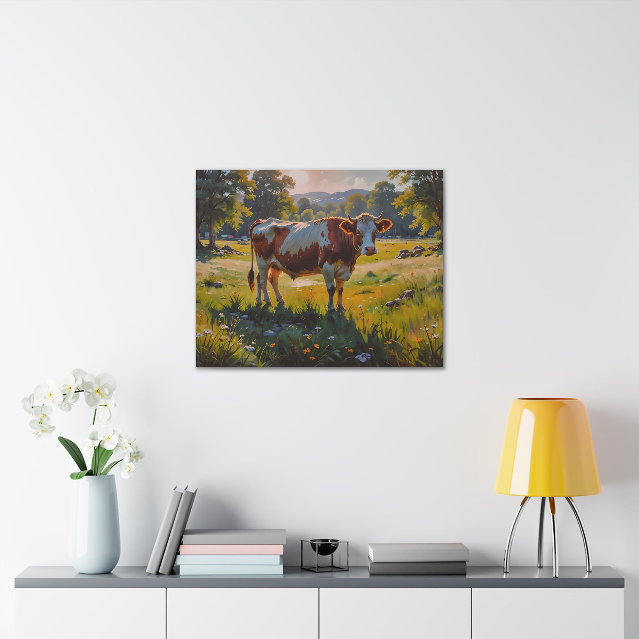 Cow Canvas Wall Art