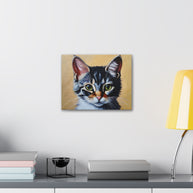 Cat Wall Art Canvas