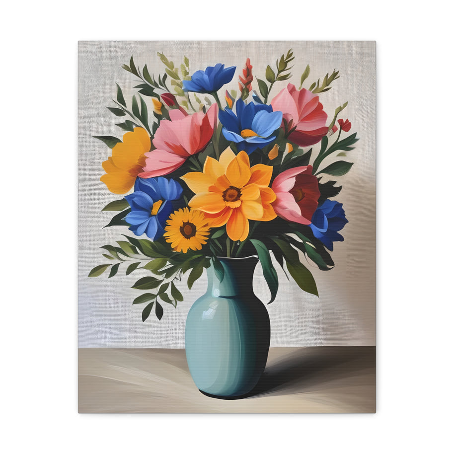 Flowers on Canvas Wall Art