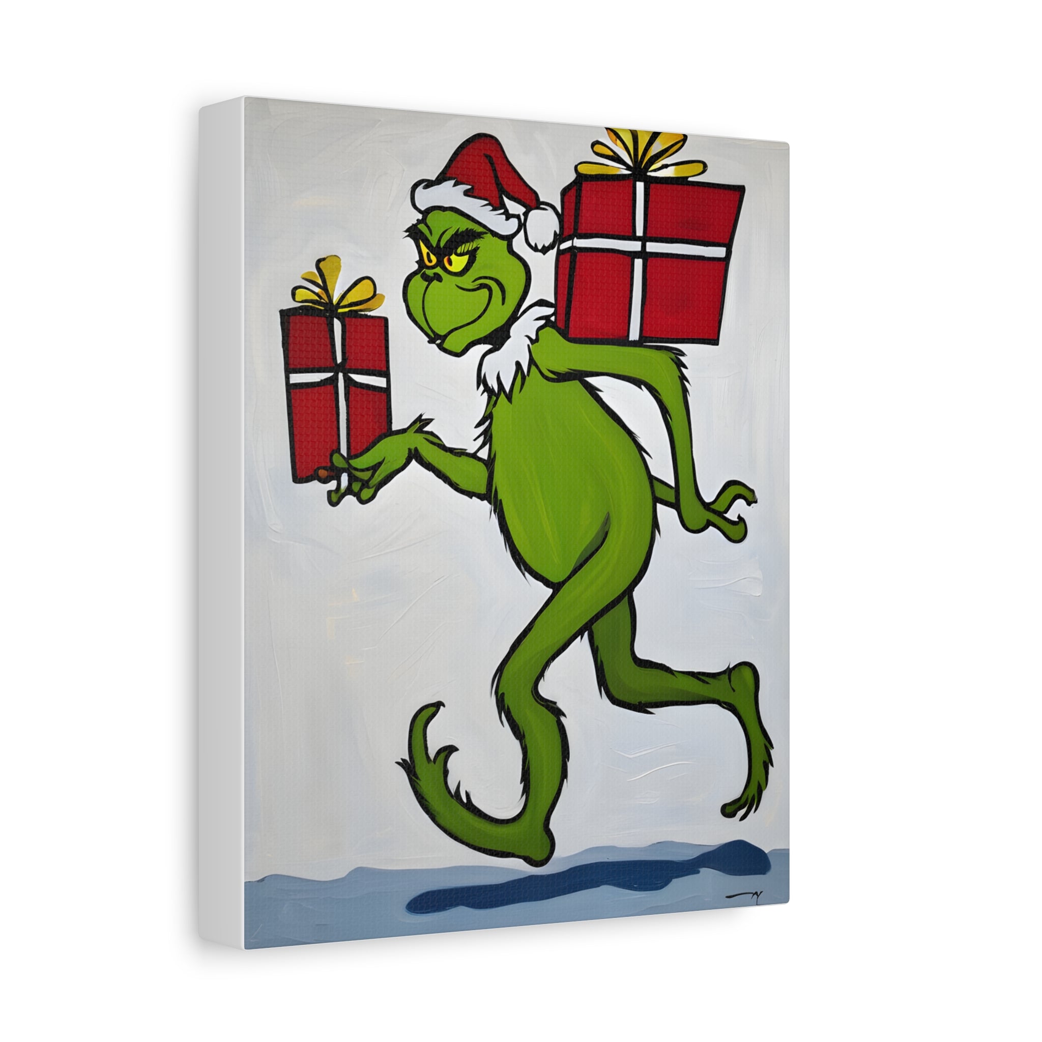 Christmas Canvas Wall Art Grinch