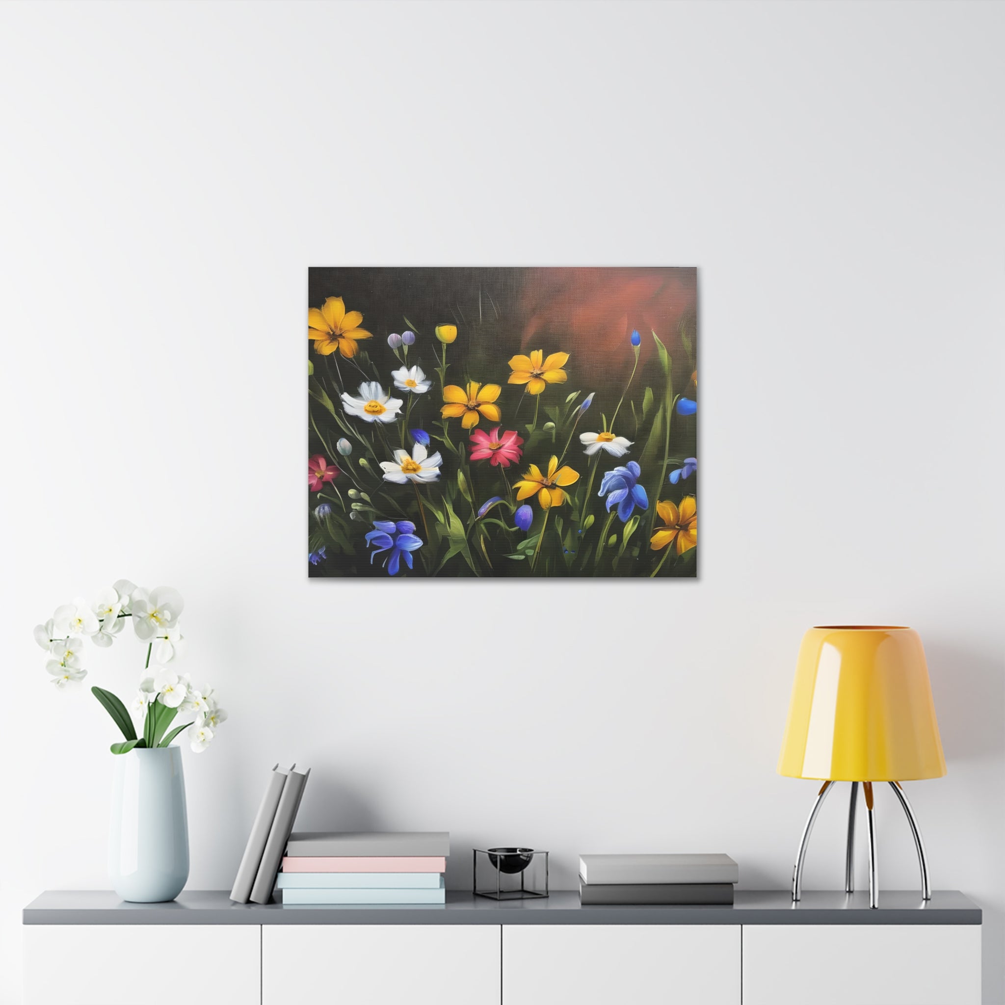 Wall Art Canvas Flowers