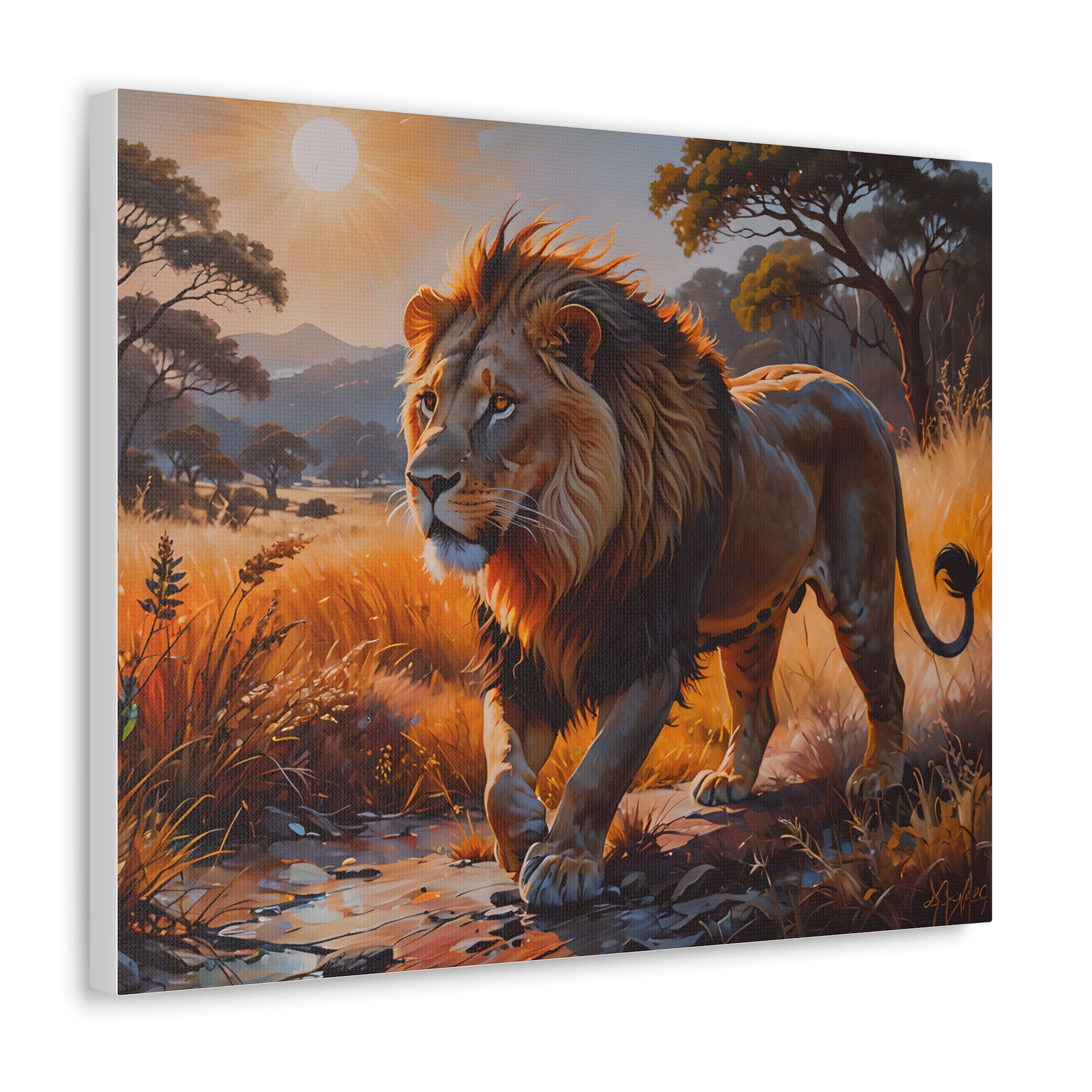 Lion Canvas Wall Art