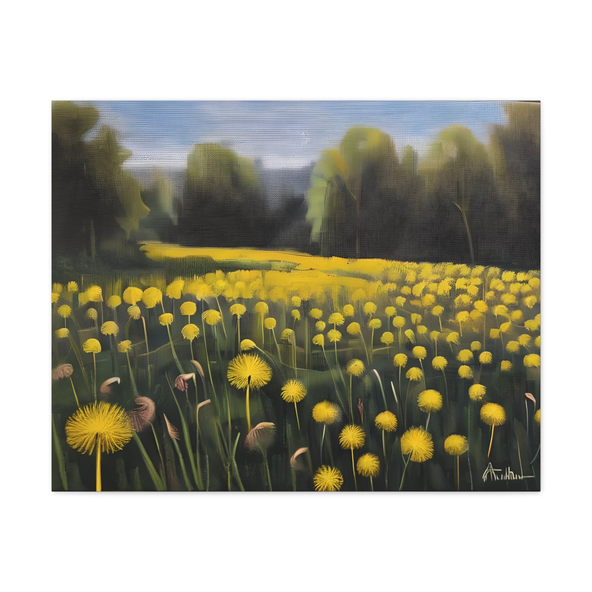 Dandelion Canvas Wall Art