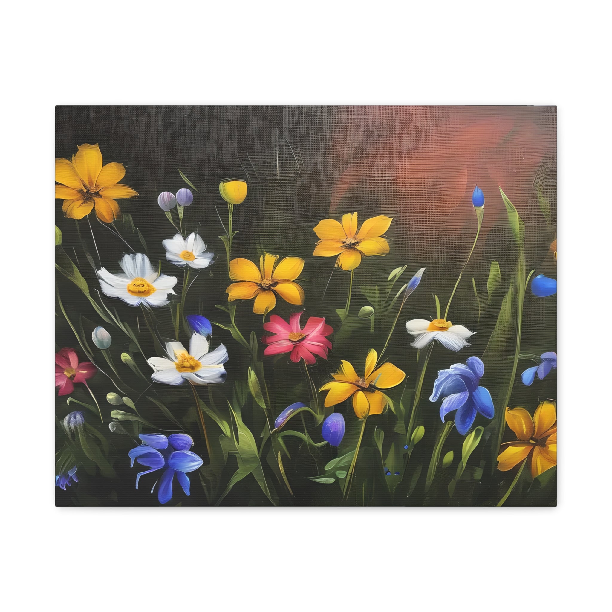 Wall Art Canvas Flowers