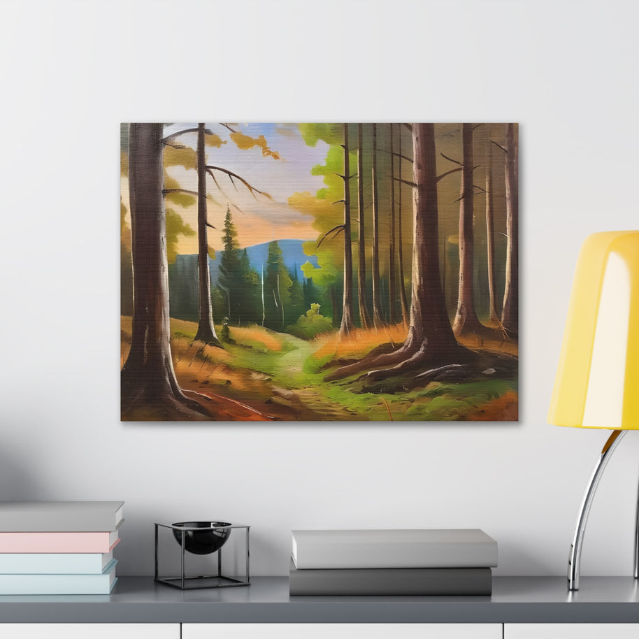 Canvas Wall Art with Trees