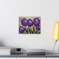 Large Flower Canvas Wall Art