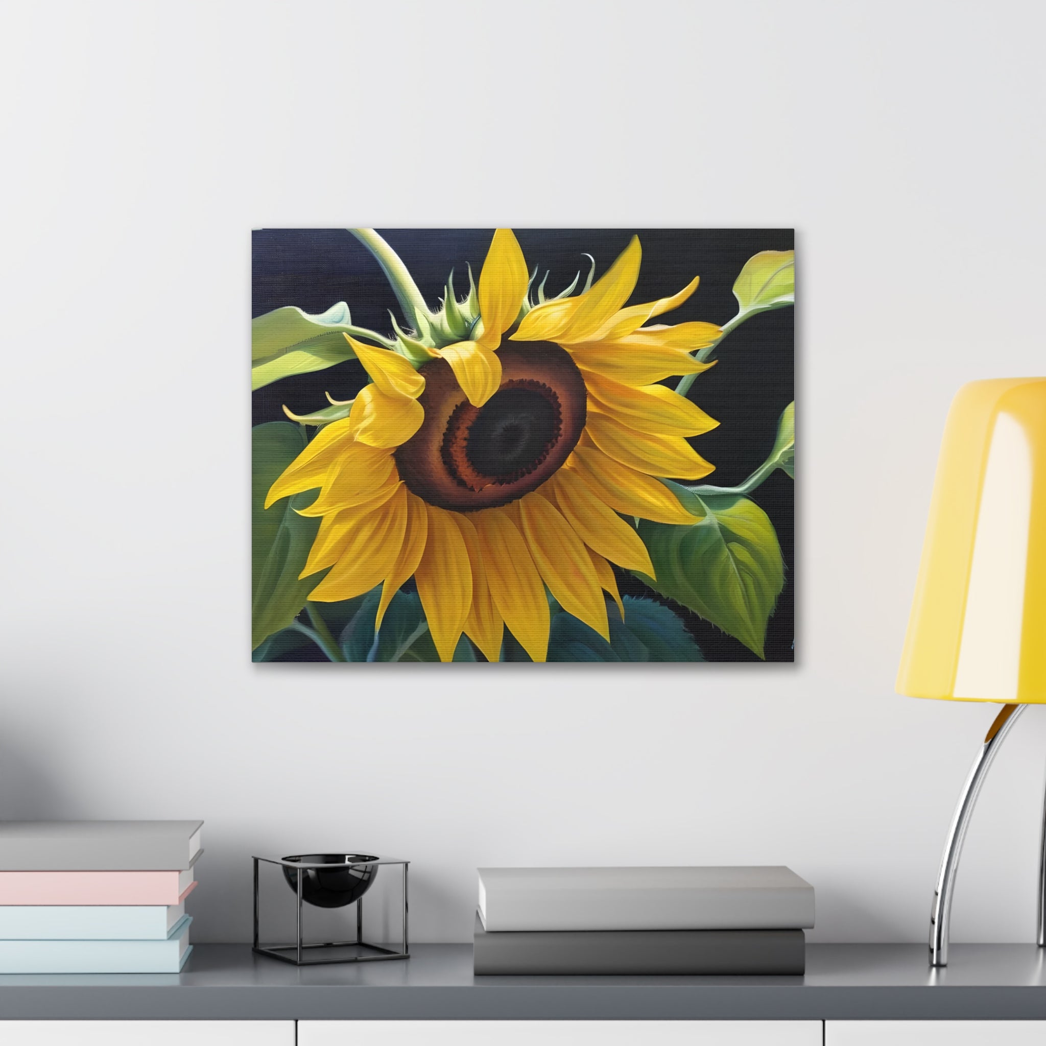 Canvas Sunflower Wall Art