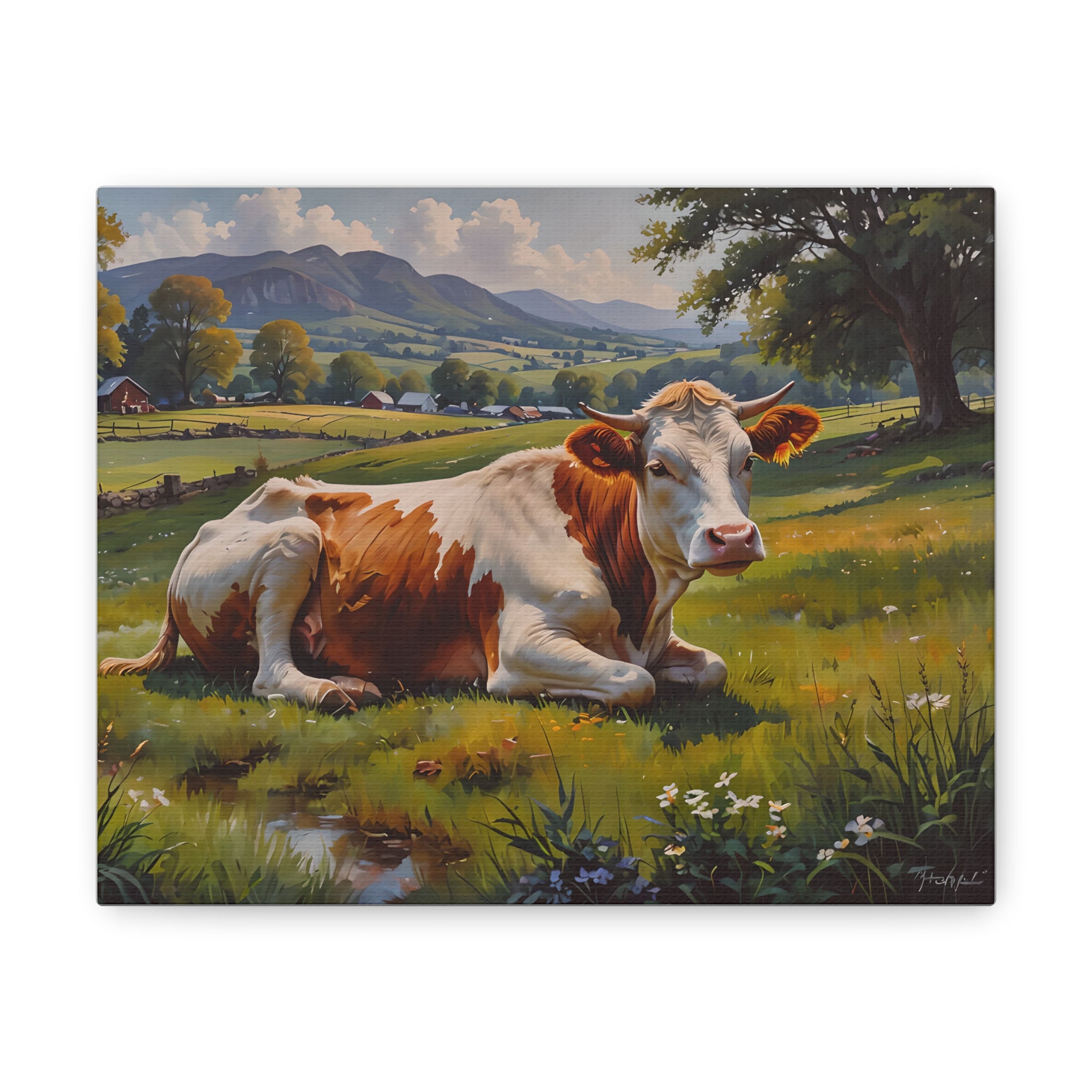 Canvas Wall Art Cows