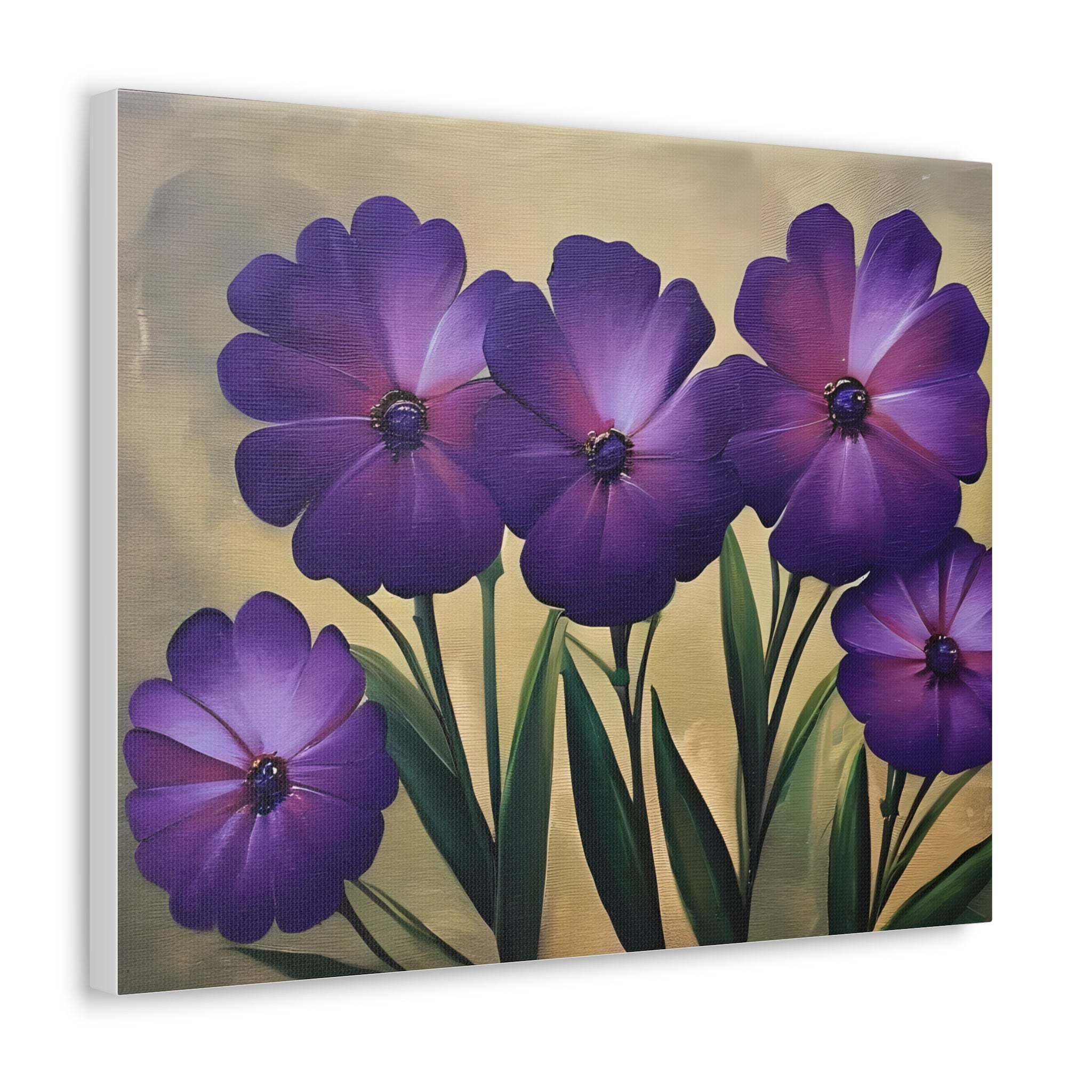 Large Flower Canvas Wall Art