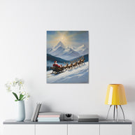 Christmas Canvas Wall Art Santa