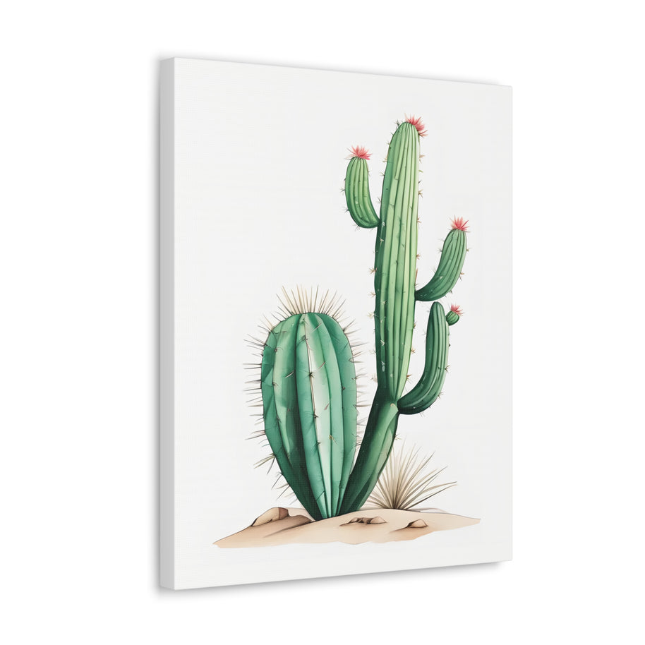 Cactus Wall Art Canvas