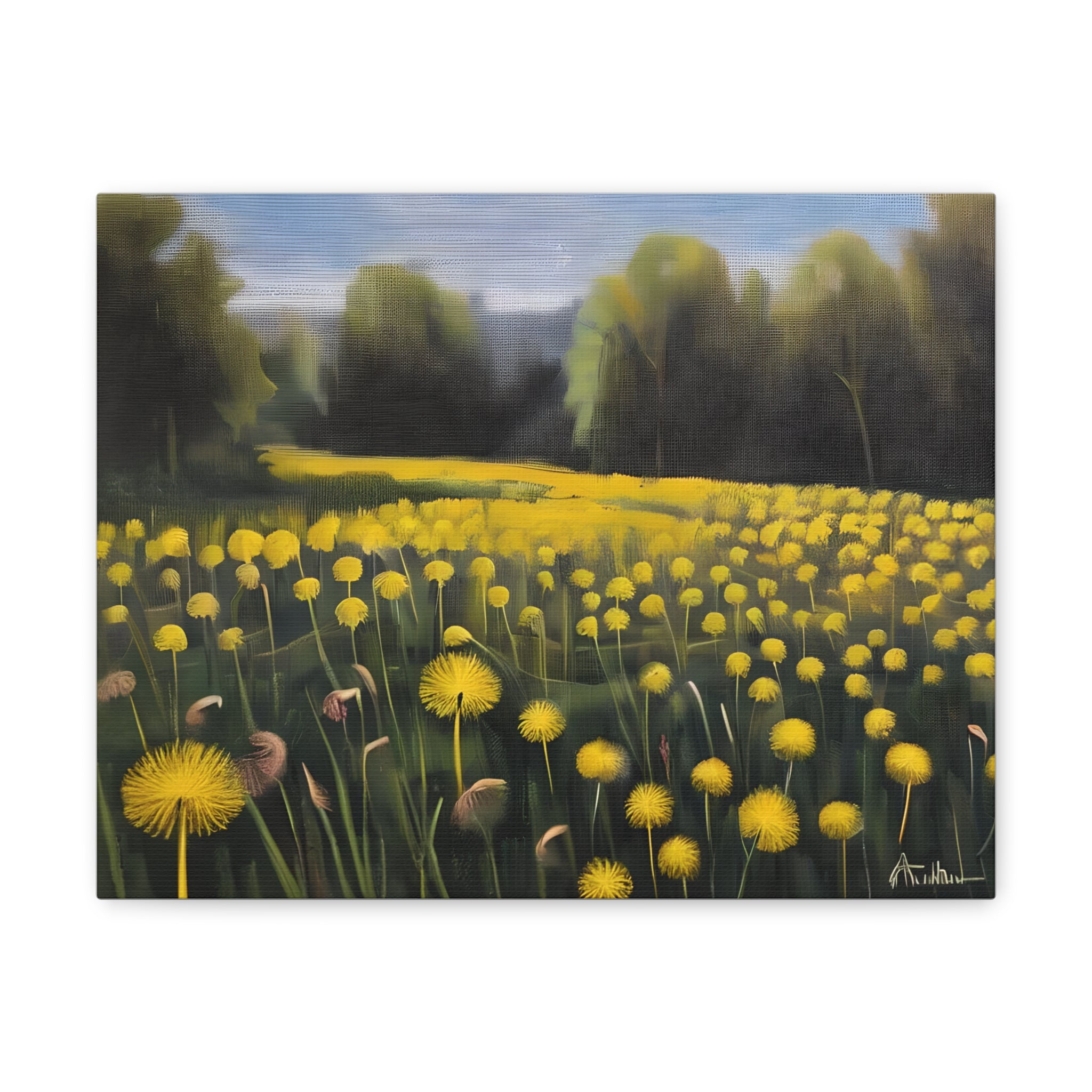 Dandelion Canvas Wall Art