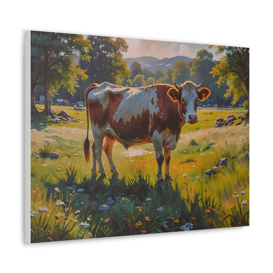 Cow Canvas Wall Art