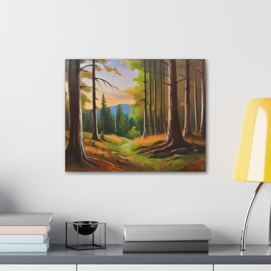 Canvas Wall Art with Trees