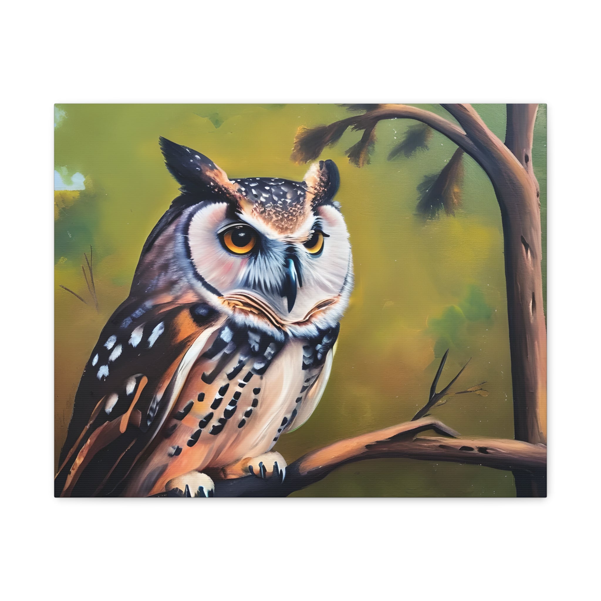 Owl Canvas Wall Art