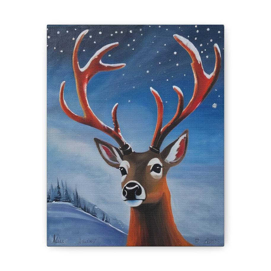 Christmas Canvas Wall Art Reindeer