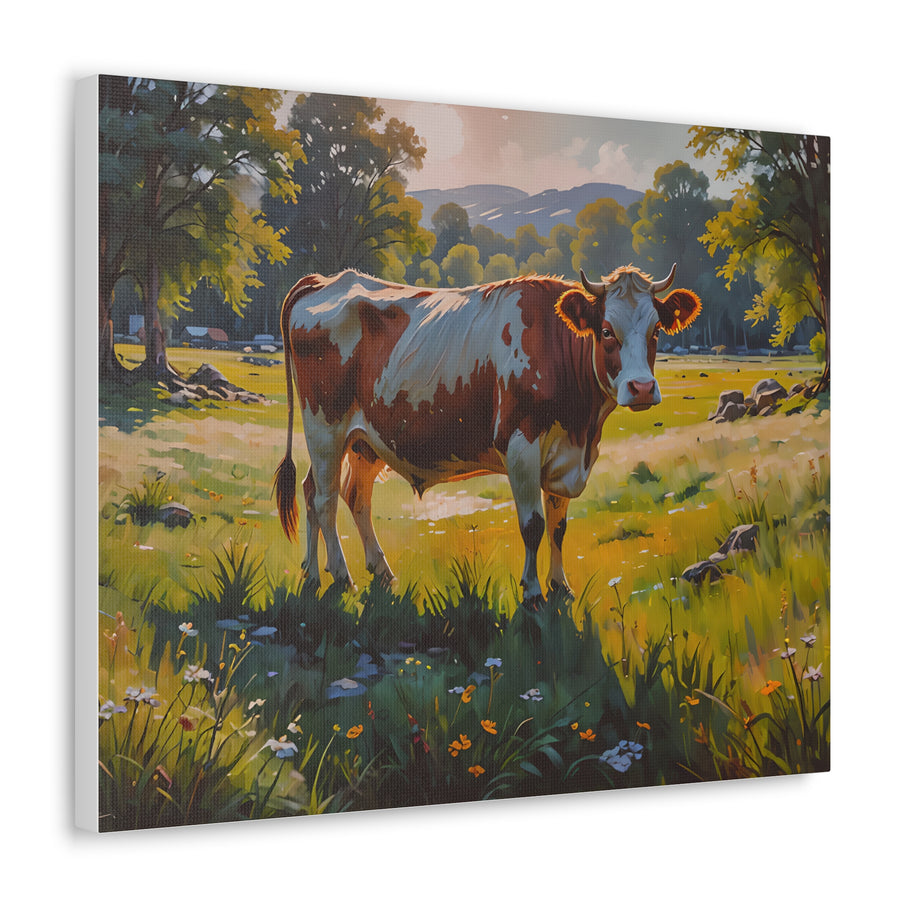 Cow Canvas Wall Art