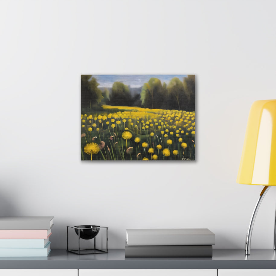 Dandelion Canvas Wall Art