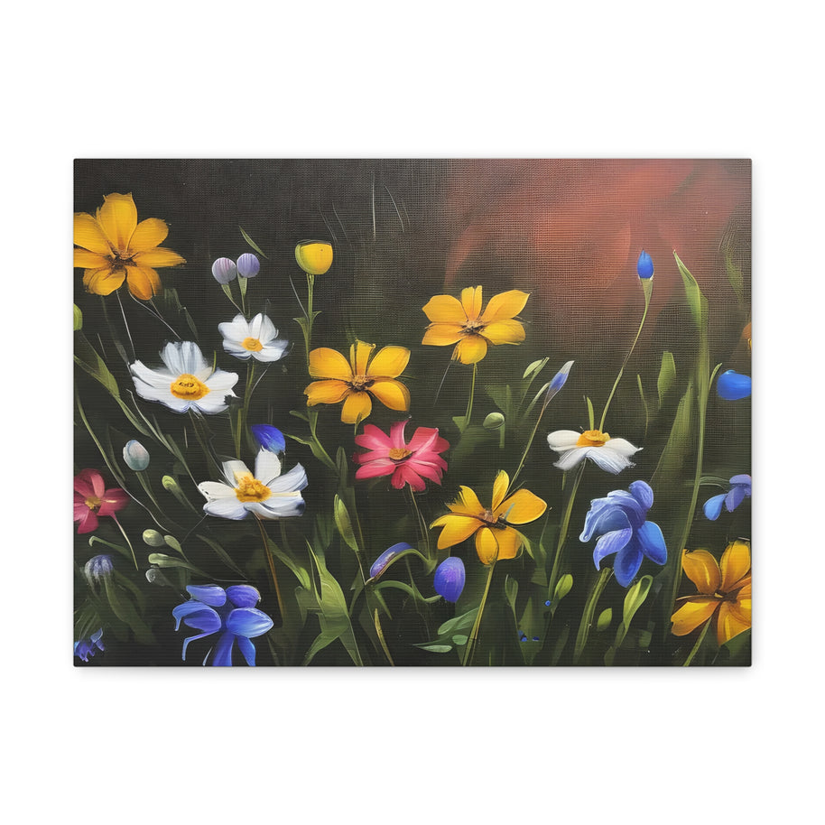 Wall Art Canvas Flowers