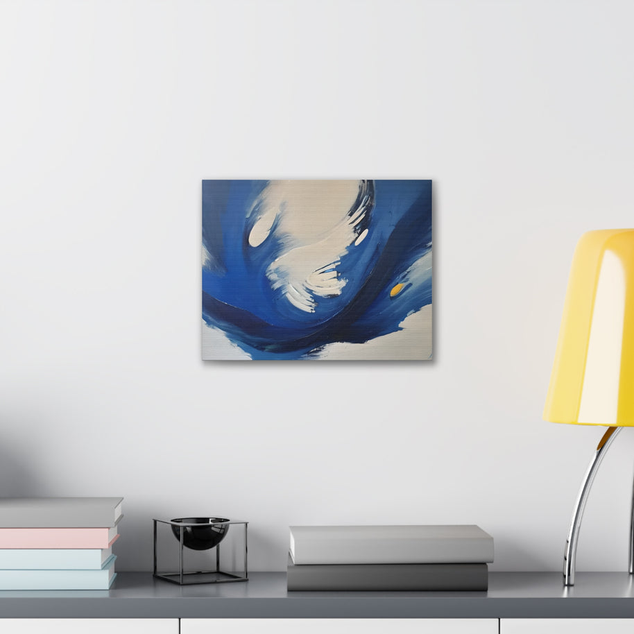 Blue Abstract Canvas Wall Art