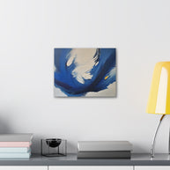 Blue Abstract Canvas Wall Art