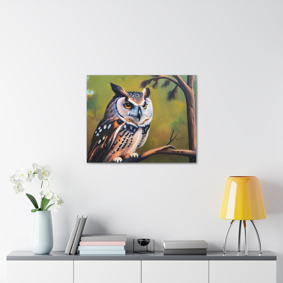 Owl Canvas Wall Art