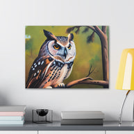 Owl Canvas Wall Art