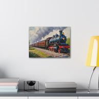 Steam Locomotive Canvas Wall Art