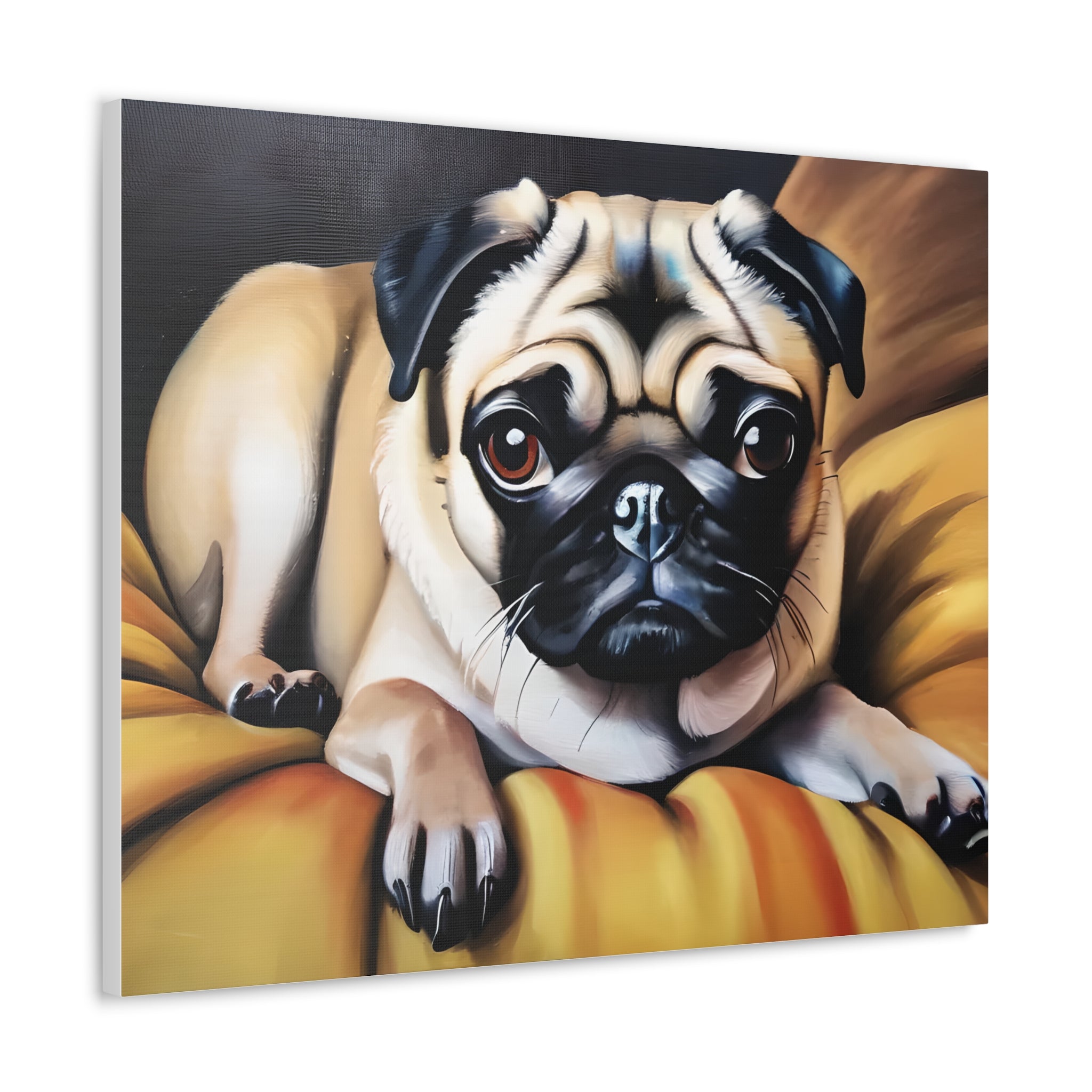 Pug Dog Pug Canvas Wall Art