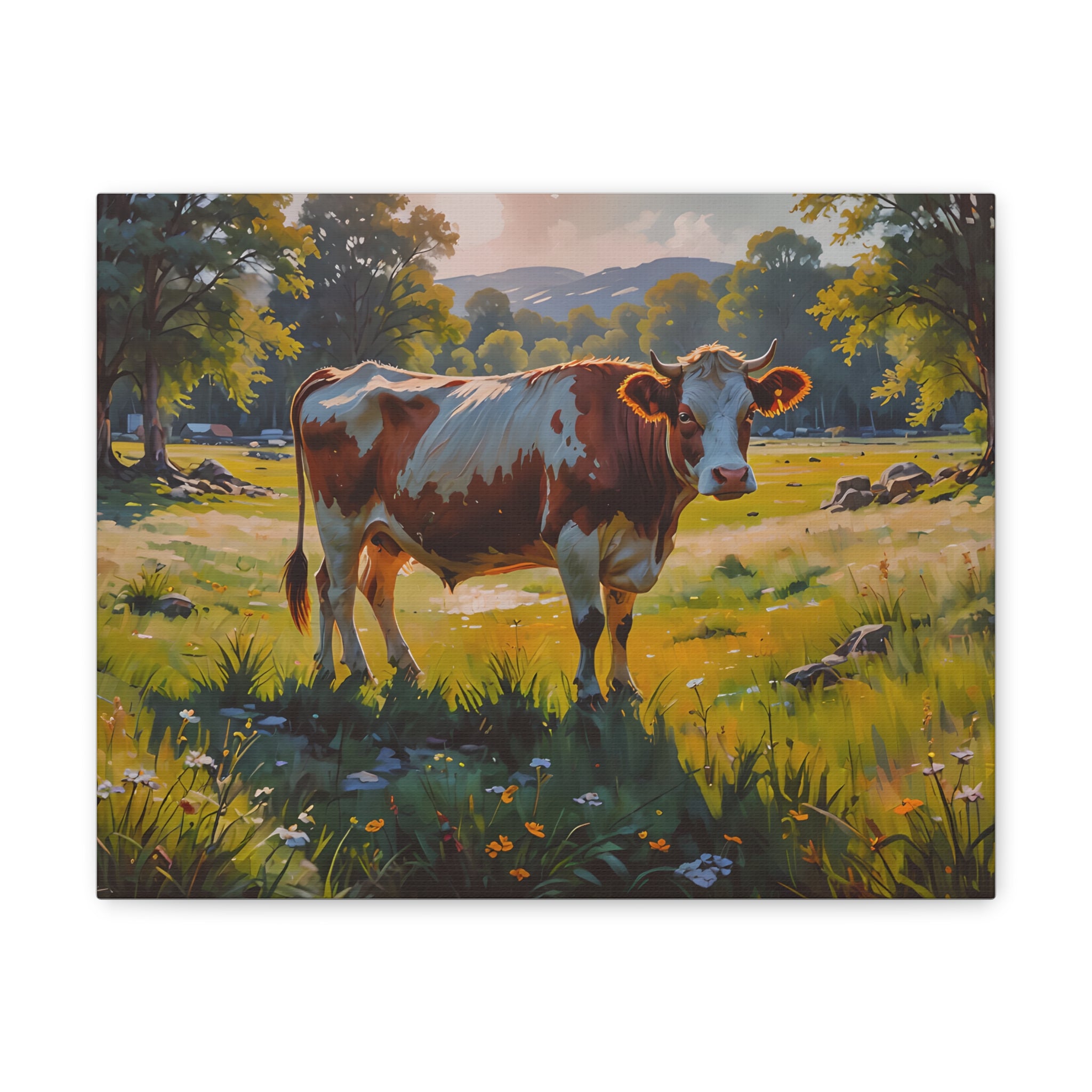 Cow Canvas Wall Art