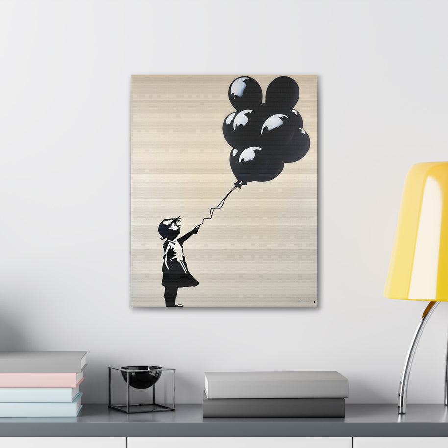 Modern Canvas Wall Art Banksy Style