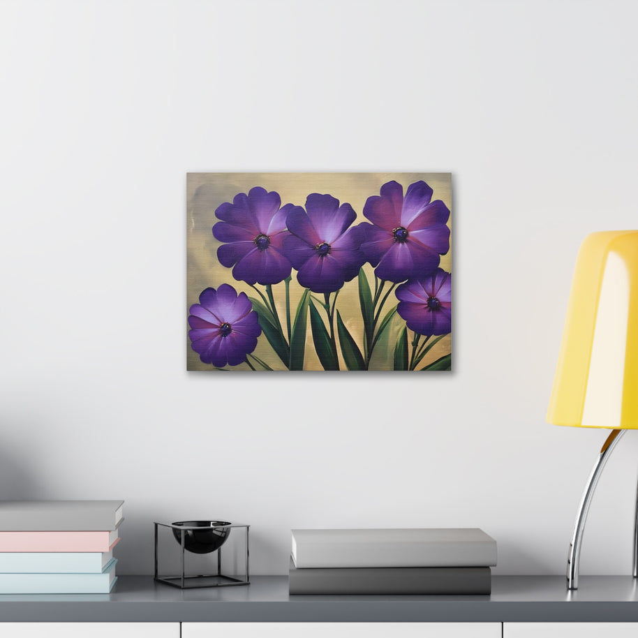 Large Flower Canvas Wall Art